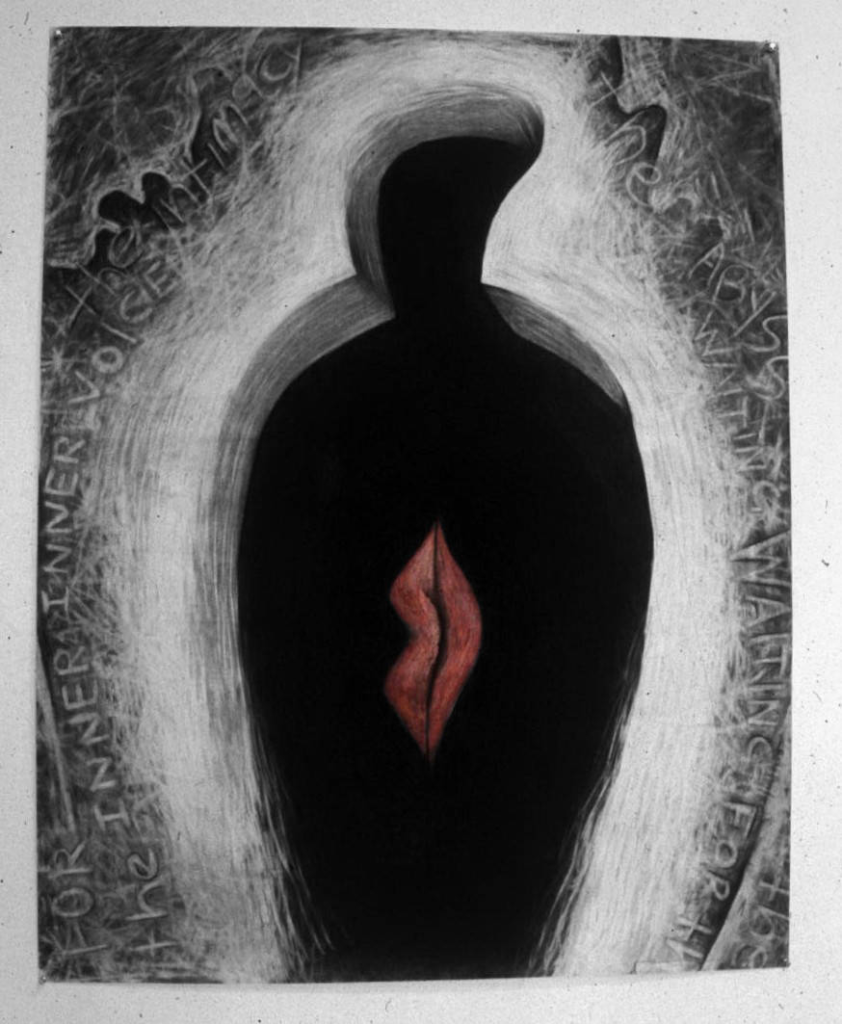 charcoal, conte, gauche on paper, 150 x 200 cm, 1995